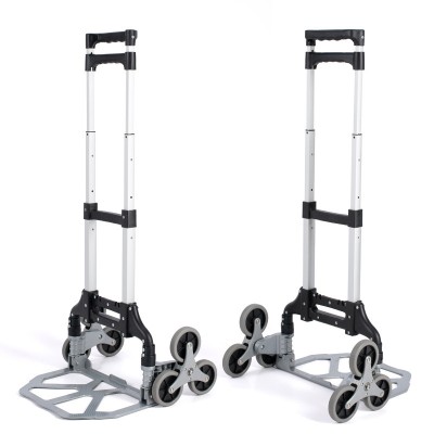 Six Wheels Heavy Duty Aluminium Foldable Stair Hand Trolley