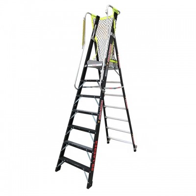 Dr.LADDER Insulated Platform Fiberglass Ladder