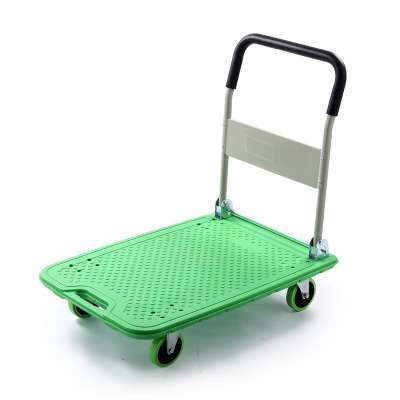 Custom Four Wheels Folding 500kg Hand Hydraul Trolley