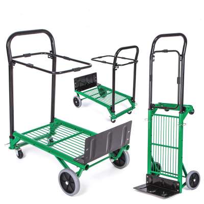 Hot Slae Steel Trucks With Platform Hand Trolley Of Trolley