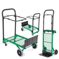 Hot Slae Steel Trucks With Platform Hand Trolley Of Trolley