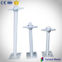 Customized OEM high quality Q235 Q345 scaffold leveling hollow and solid jacks adjustable scaffolding swivel base jack